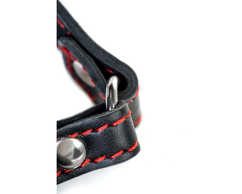 Черный кляп-трензельTOYFA Theatre в виде косточки