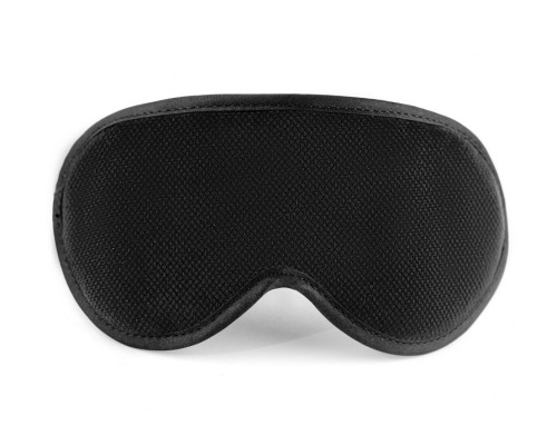 Черная сплошная маска на резиночке