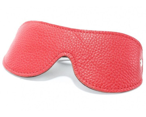 Красная кожаная маска на глаза