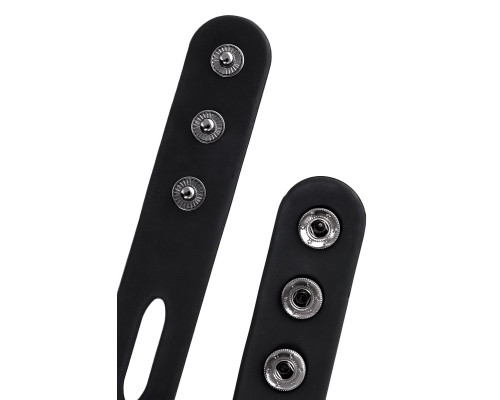 Черная плотная силиконовая маска