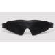 Черная плотная маска на глаза Bound to You Faux Leather Blindfold