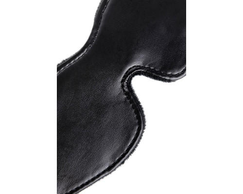 Черная маска Anonymo из искусственной кожи