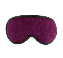 Фиолетовая сплошная маска на резиночке с черной окантовкой