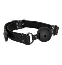 Черный кляп-шарик BALL GAG DIAMOND