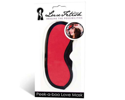 Красная маска на глаза Peek-a-Boo