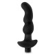 Черный вибромассажер простаты Prostate Massager 03 - 15,2 см.