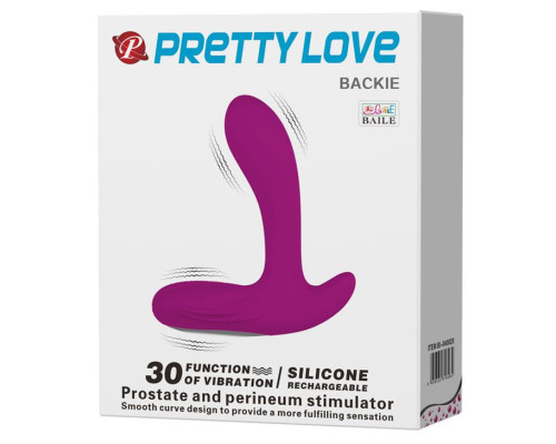 Лиловый вибростимулятор простаты Backie