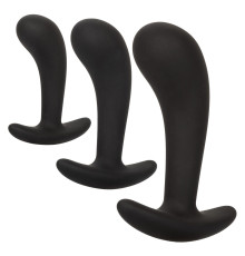 Набор из 3 черных стимуляторов простаты Silicone Prostate Kit