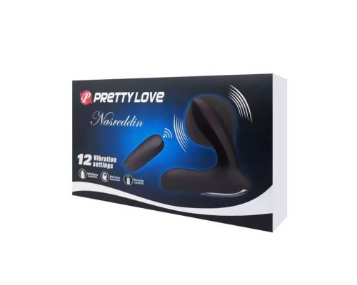 Массажер простаты Nasreddin с функцией расширения и пультом ДУ - 13,5 см.