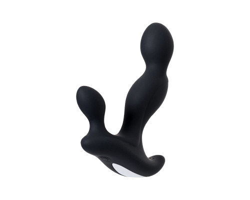 Черный вибромассажер простаты Vela - 12 см.