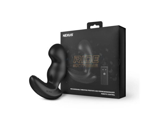Черный вибромассажер простаты Nexus Ride Extreme - 14,1 см.