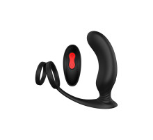 Черный массажер простаты REMOTE P-PLEASER