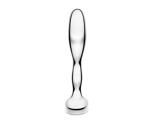 Стальной стимулятор простаты Stainless Steel Prostate Plug - 11,5 см.
