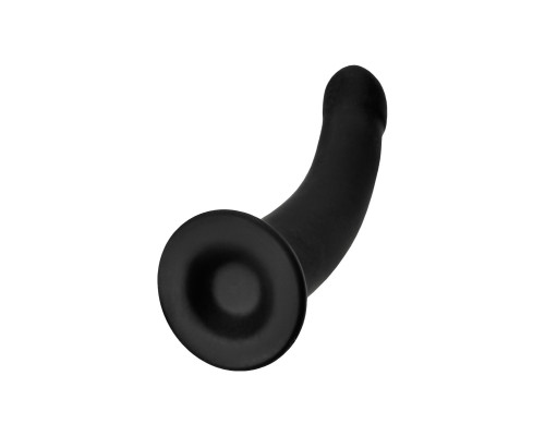 Черный анальный фаллоимитатор Serpens M - 17,5 см.