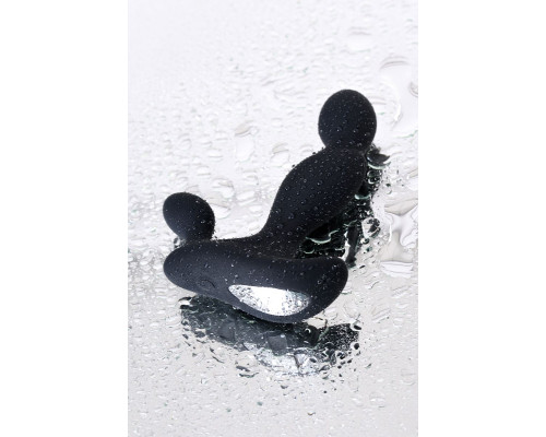 Черный вибромассажер простаты Vela - 12 см.