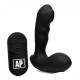 Черный стимулятор простаты Alpha-Pro 7X P-Milker Silicone Prostate Stimulator with Milking Bead