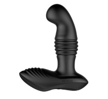 Черный массажер простаты Nexus Thrust с возвратно-поступательными движениями - 13,8 см.