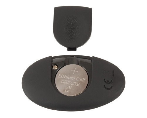 Черная анальная вибропробка с функцией расширения RC Butt Plug with 3 functions