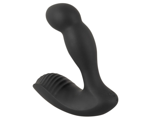 Черный вибростимулятор простаты RC Prostate Massager - 13,1 см.