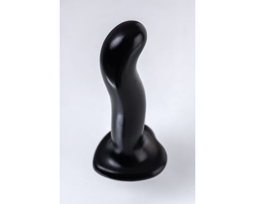 Черный стимулятор для пар P G-Spot Dildo Size M - 18 см.