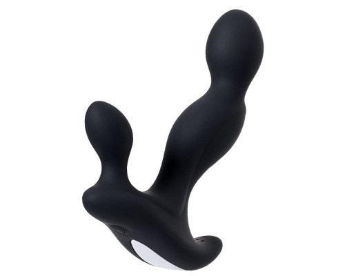 Черный вибромассажер простаты Vela - 12 см.