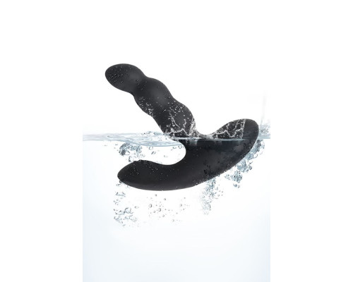 Черный силиконовый стимулятор простаты Levett Nitoc с пультом ДУ