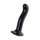 Черный стимулятор для пар P G-Spot Dildo Size M - 18 см.
