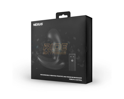 Черный вибромассажер простаты Nexus Ride Extreme - 14,1 см.
