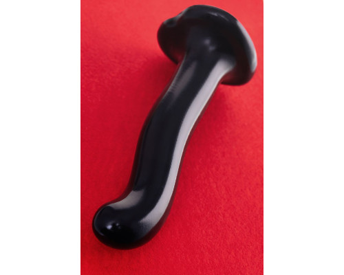 Черный стимулятор для пар P G-Spot Dildo Size M - 18 см.