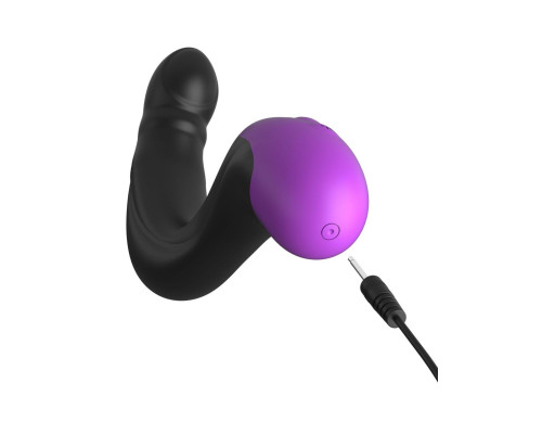 Черно-фиолетовый вибромассажёр простаты Hyper-Pulse P-Spot Massager