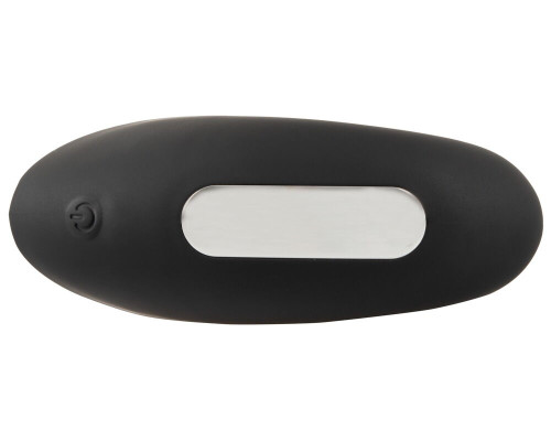 Черный вибростимулятор простаты RC Prostate Massager - 13,1 см.
