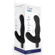 Черный вибромассажер простаты Titan - 15 см.