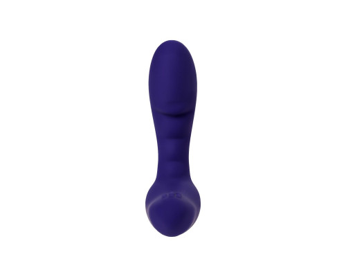 Фиолетовый вибростимулятор простаты Bruman - 12 см.