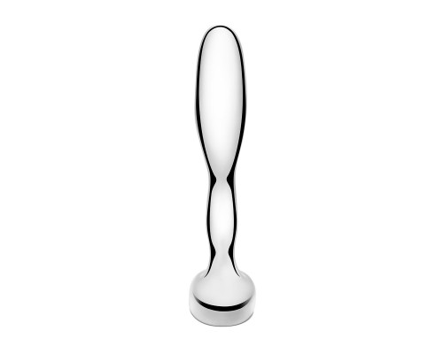 Стальной стимулятор простаты Stainless Steel Prostate Plug - 11,5 см.