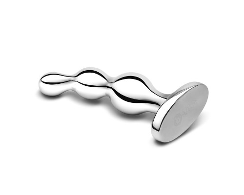 Стальной анальный фаллоимитатор для простаты Stainless Steel Anal Beads - 13 см.