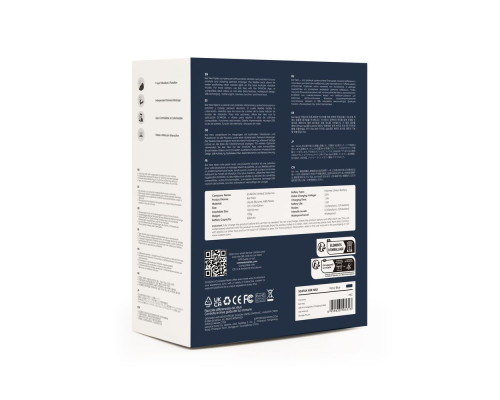 Темно-синий вибромассажер простаты с пульсацией Iker Neo