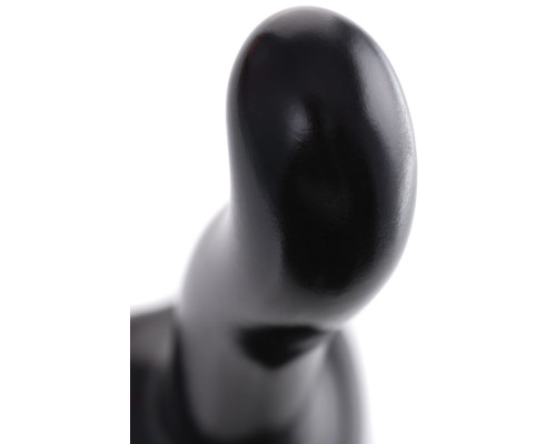 Черный стимулятор для пар P G-Spot Dildo Size M - 18 см.