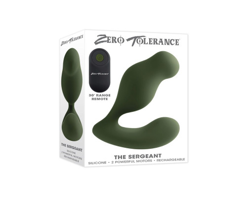 Вибромассажер простаты The Sergeant цвета хаки