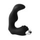 Черный вибромассажер простаты FantASStic Vibrating Prostate Massager - 11,3 см.