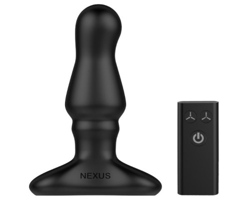 Черный вибростимулятор простаты Nexus Bolster - 12,3 см.