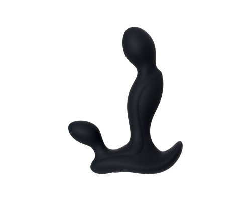 Черный вибромассажер простаты Vela - 12 см.