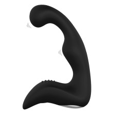 Чёрный перезаряжаемый массажёр простаты BOOTY PLEASER