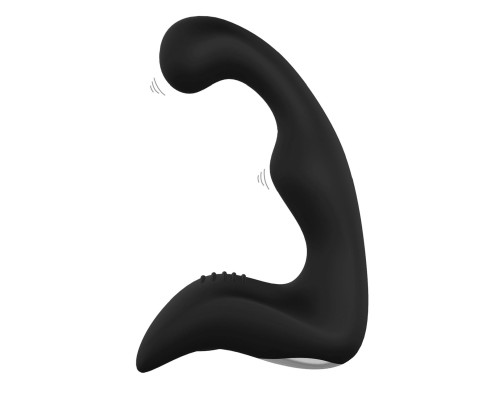 Чёрный перезаряжаемый массажёр простаты BOOTY PLEASER
