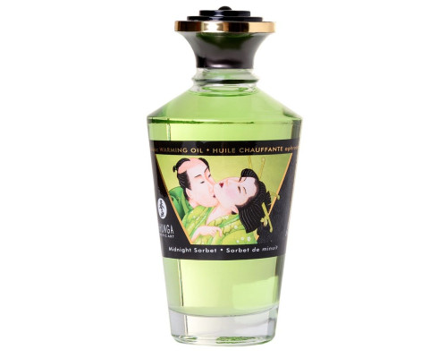 Массажное интимное масло с ароматом щербета - 100 мл.