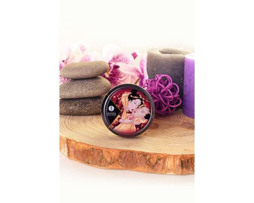 Массажная свеча Sparkling Strawberry Wine с ароматом клубничного вина - 30 мл.