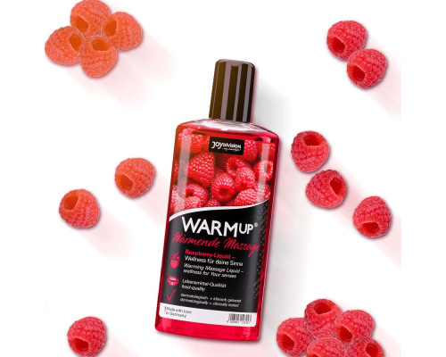 Массажное масло с ароматом малины WARMup Raspberry - 150 мл.