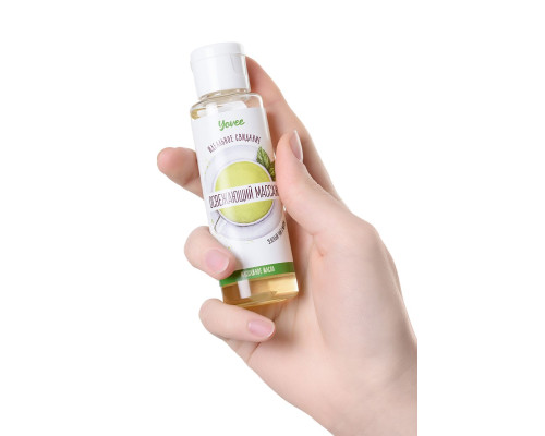 Масло для массажа «Освежающий массаж» с ароматом зеленого чая и мяты - 50 мл.