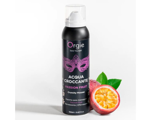 Хрустящая пенка для массажа Acqua Croccante Passion Fruit - 150 мл.