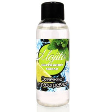 Массажное масло для тела Mojito с ароматом лайма - 50 мл.