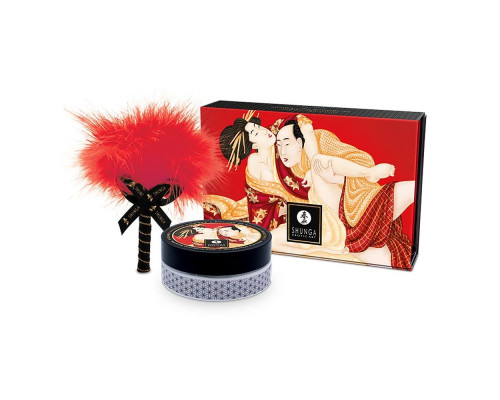 Массажная пудра с ароматом клубники и шампанского Strawberry Wine